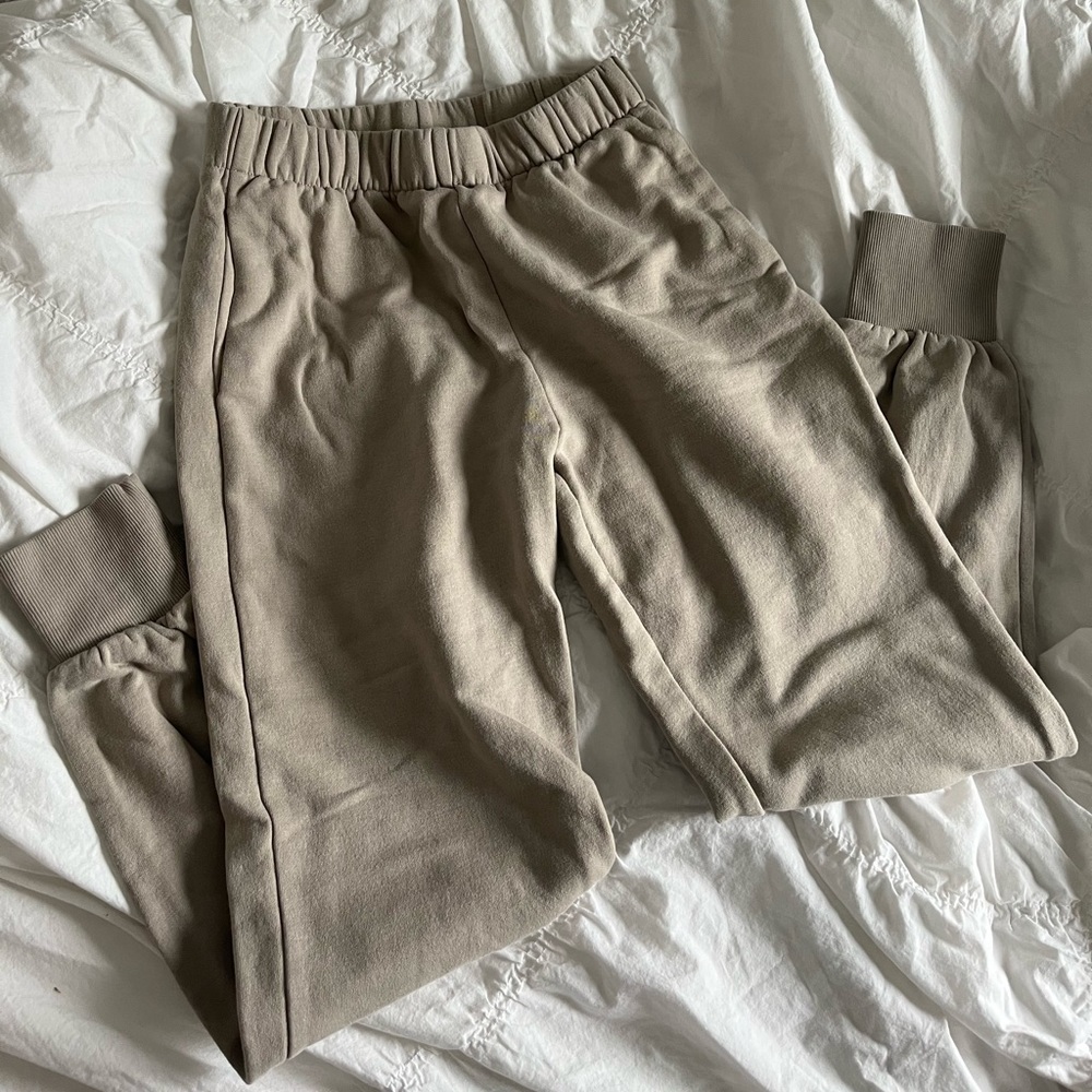 Beige Joggers